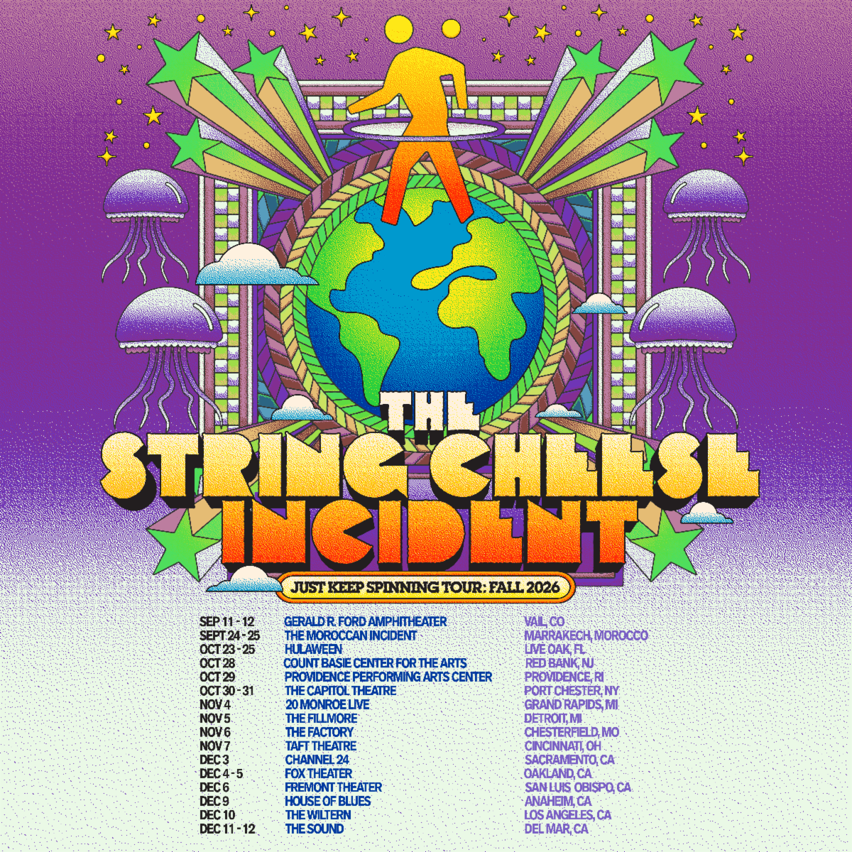 The String Cheese Incident announces Just Keep Spinning Fall Tour