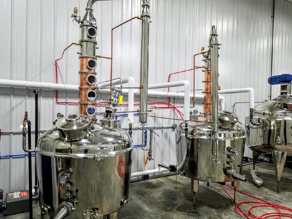 Antler Run Distilling's 2 stills 