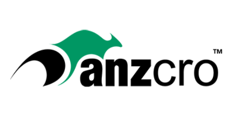 Anzcro logo white background