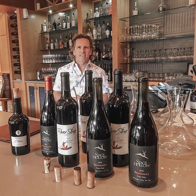 Assembling older vintage wines for the dinner I hosted with the Dean&rsquo;s Advisory Board for the Rural Coordination Center of BC at the Watermark Beach Resort in Osoyoos. ⠀
⠀
Chef Adair Scott cooked an incredible 4 course dinner and I paired each 