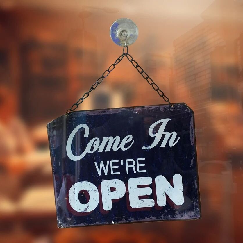 We will be open, today, Monday June 6th, from 10am to 4pm.