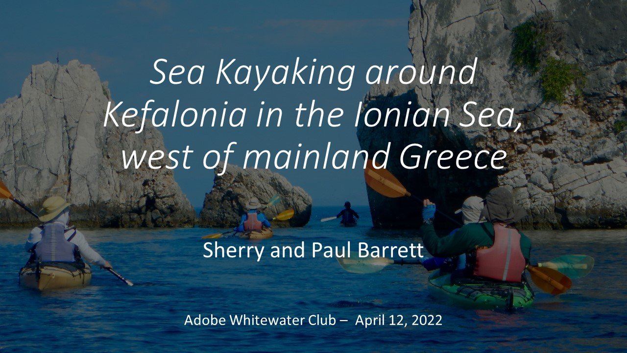 Sea Kayaking Kefalonia Greece 4-12-22