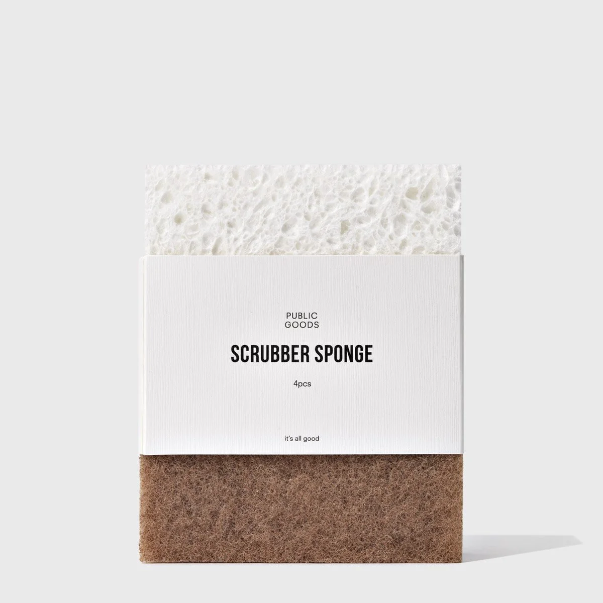 Scrubber Sponge - $3.00 for a four count It's hypoallergenic and made of natural vegetable cellulose.