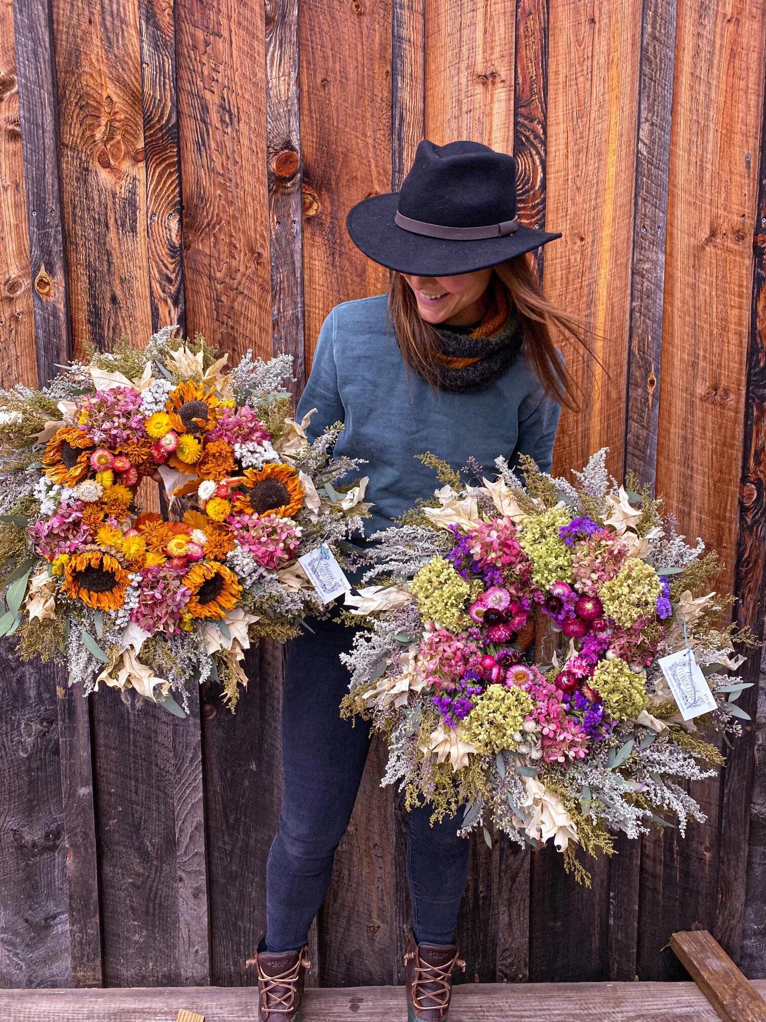 November Dried Wreath Workshop