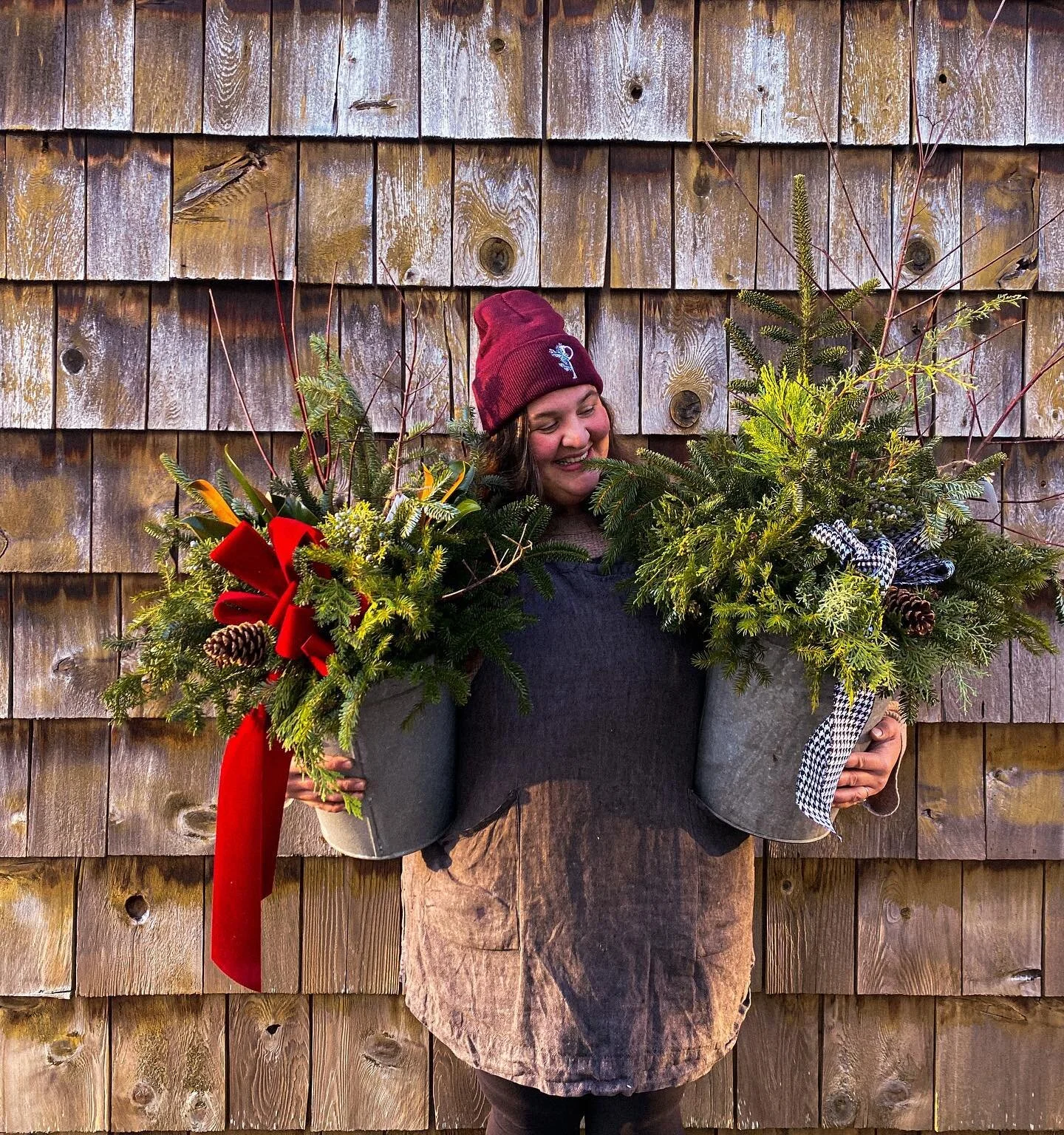 Something about new beanies and fresh vintage maple syrup buckets! Holiday shop open this Saturday and Sunday from 10-3!