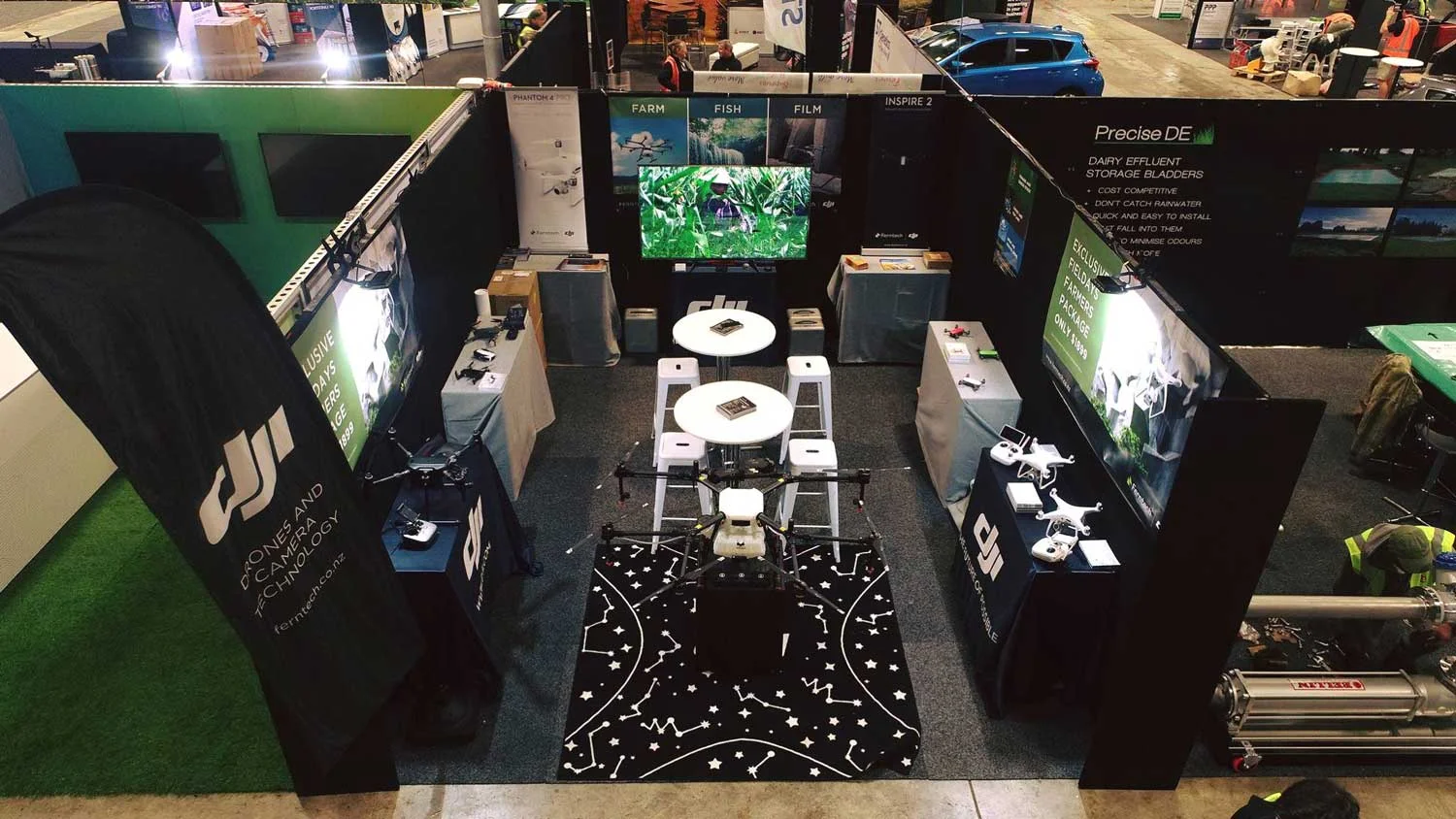 Our stall at Mystery Creek Fieldays in 2018.