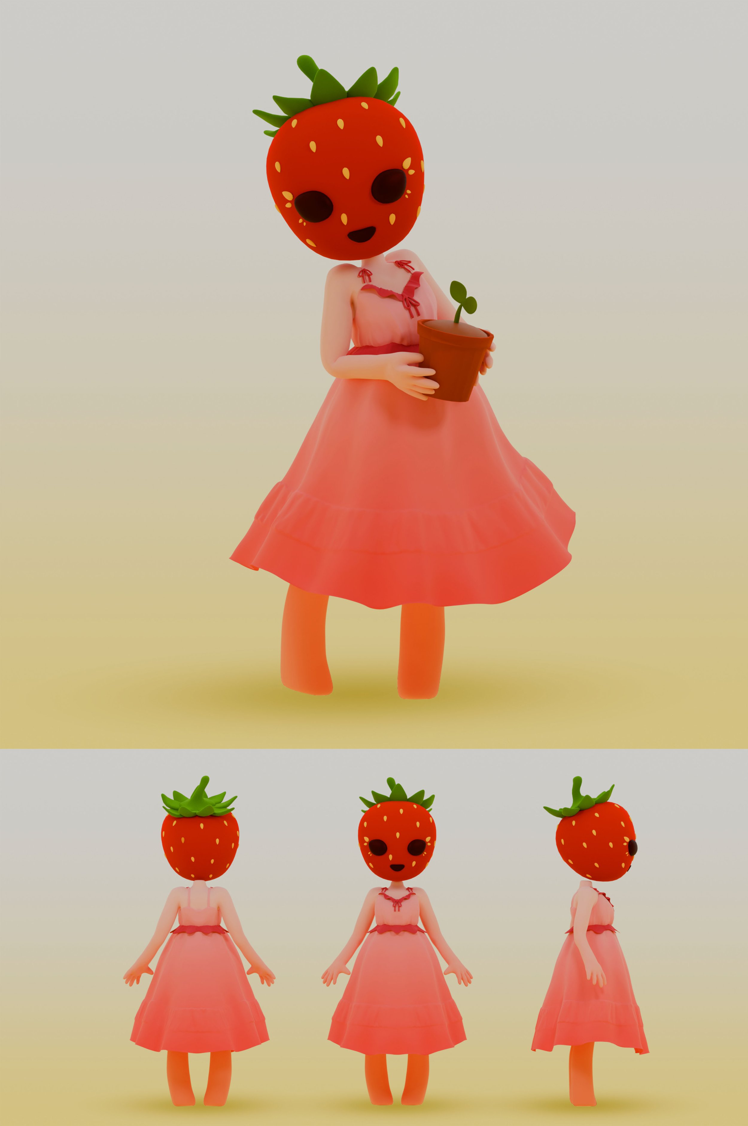 Strawberry Girl