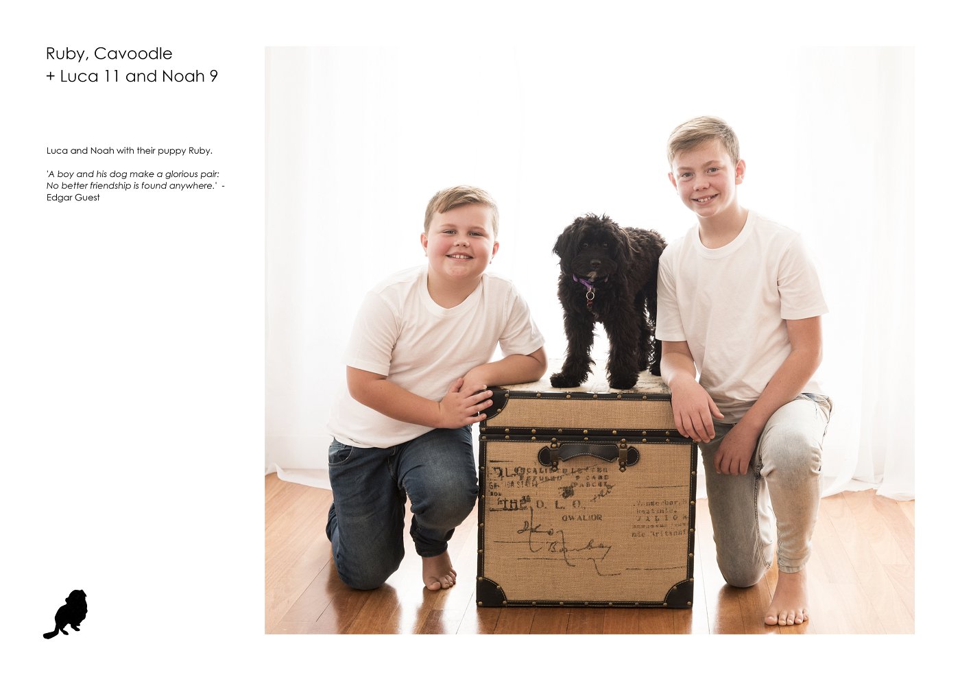 photographer of dog and kids sydney