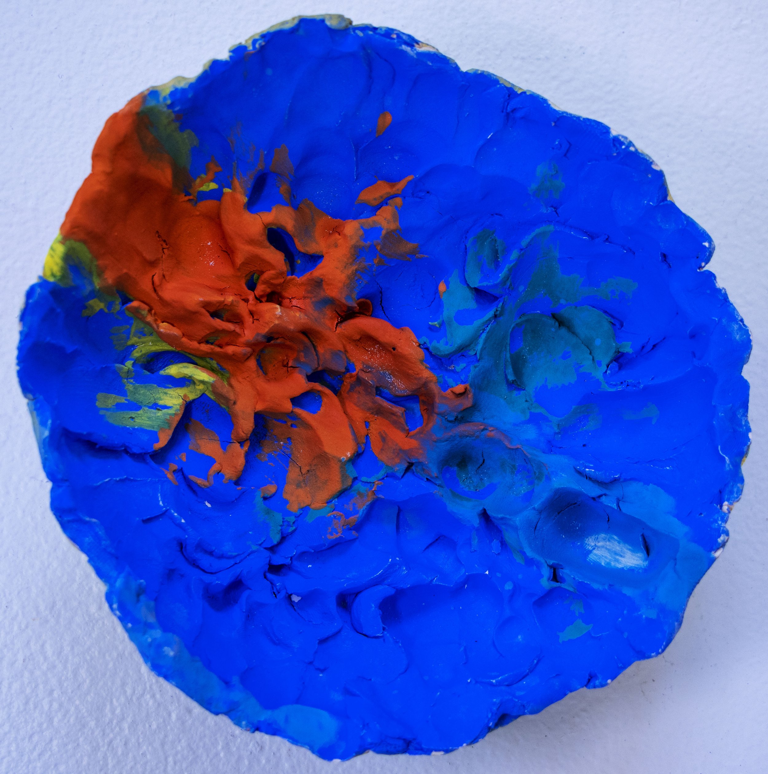 Cameron Lockley,  Blue &amp; Orange ceramic
