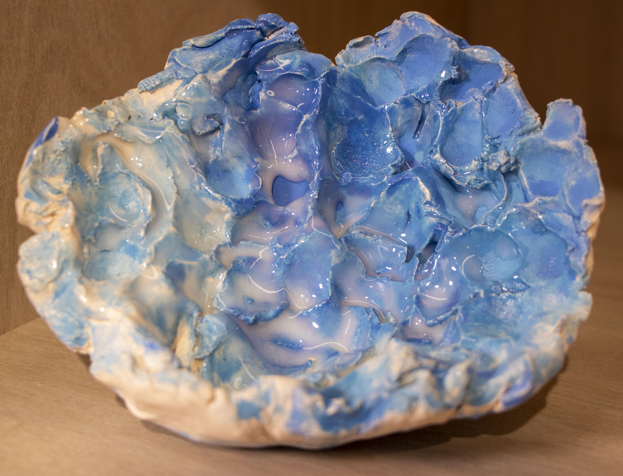 Cameron Lockley, Large Blue Ceramic 1