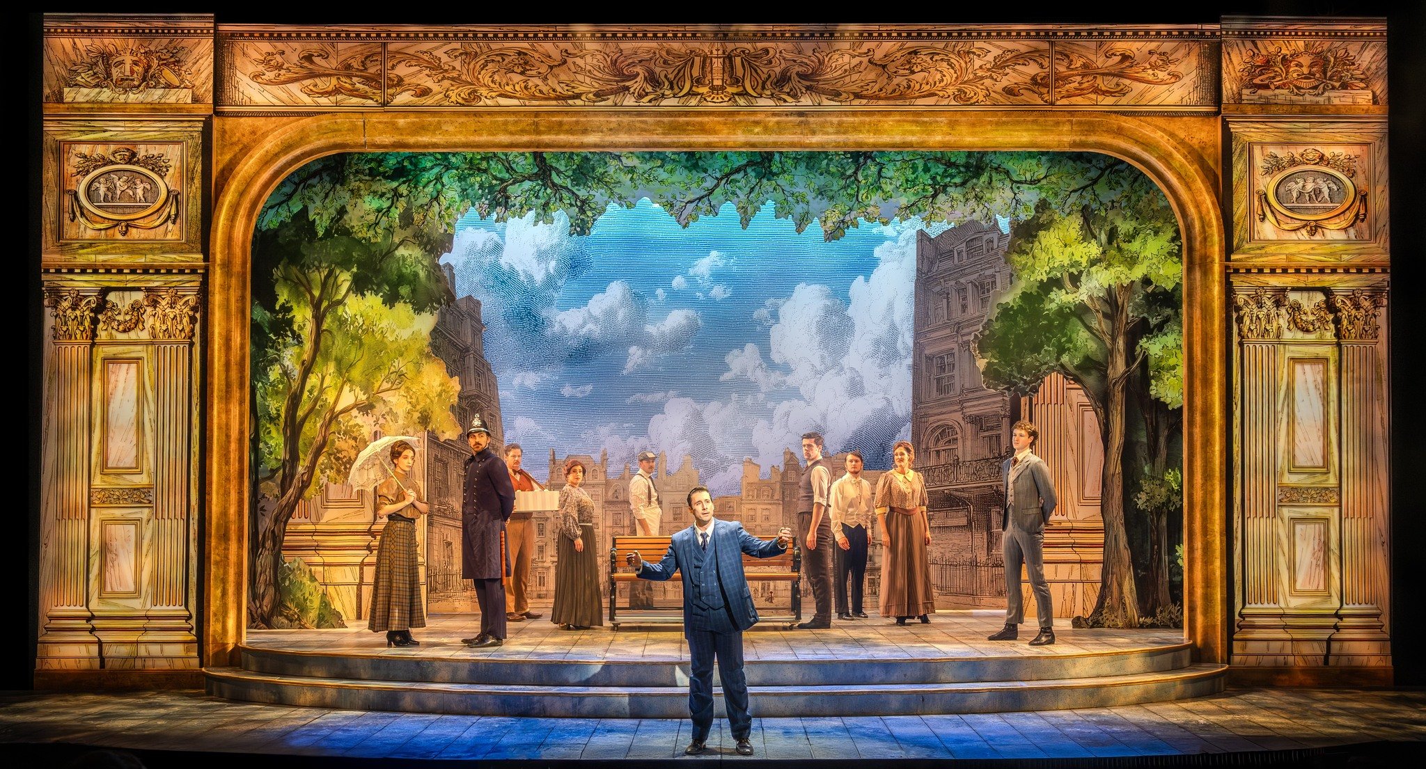   Finding Neverland   at the White Plains Performing Arts Center.   Director: Marc Tumminelli. Music Director/Producer: Stephen Ferri, Choreographer: Felicity Stiverson, Set Design: Chris &amp; Justin Swader, Lighting Design: Aaron Bowersox, Video D