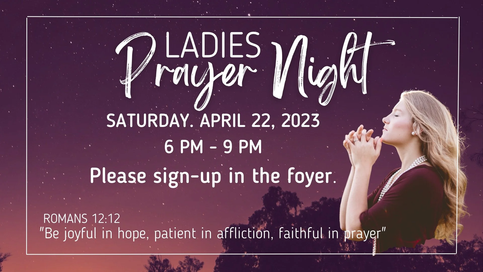 Ladies Prayer Night