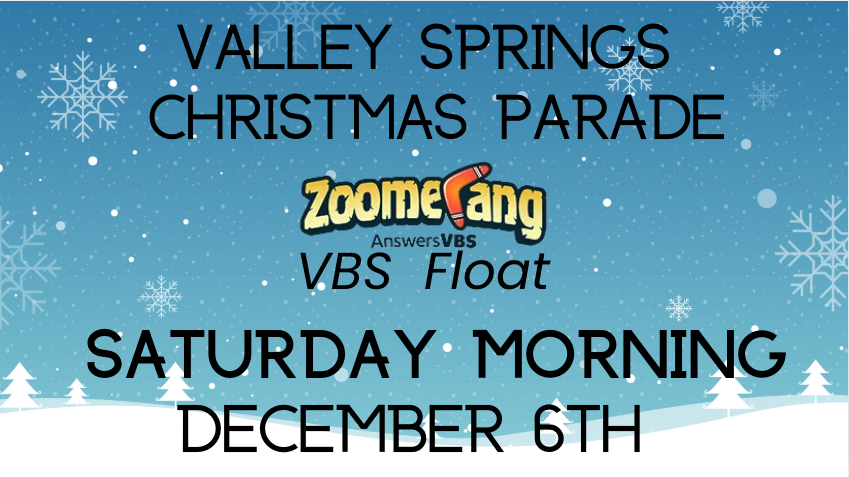Christmas Parade- VBS Float