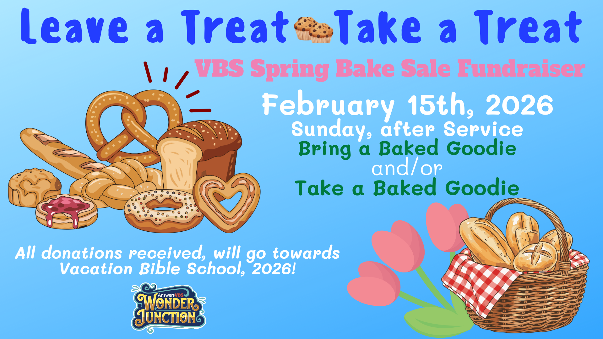 VBS Fundraiser Bake Sale