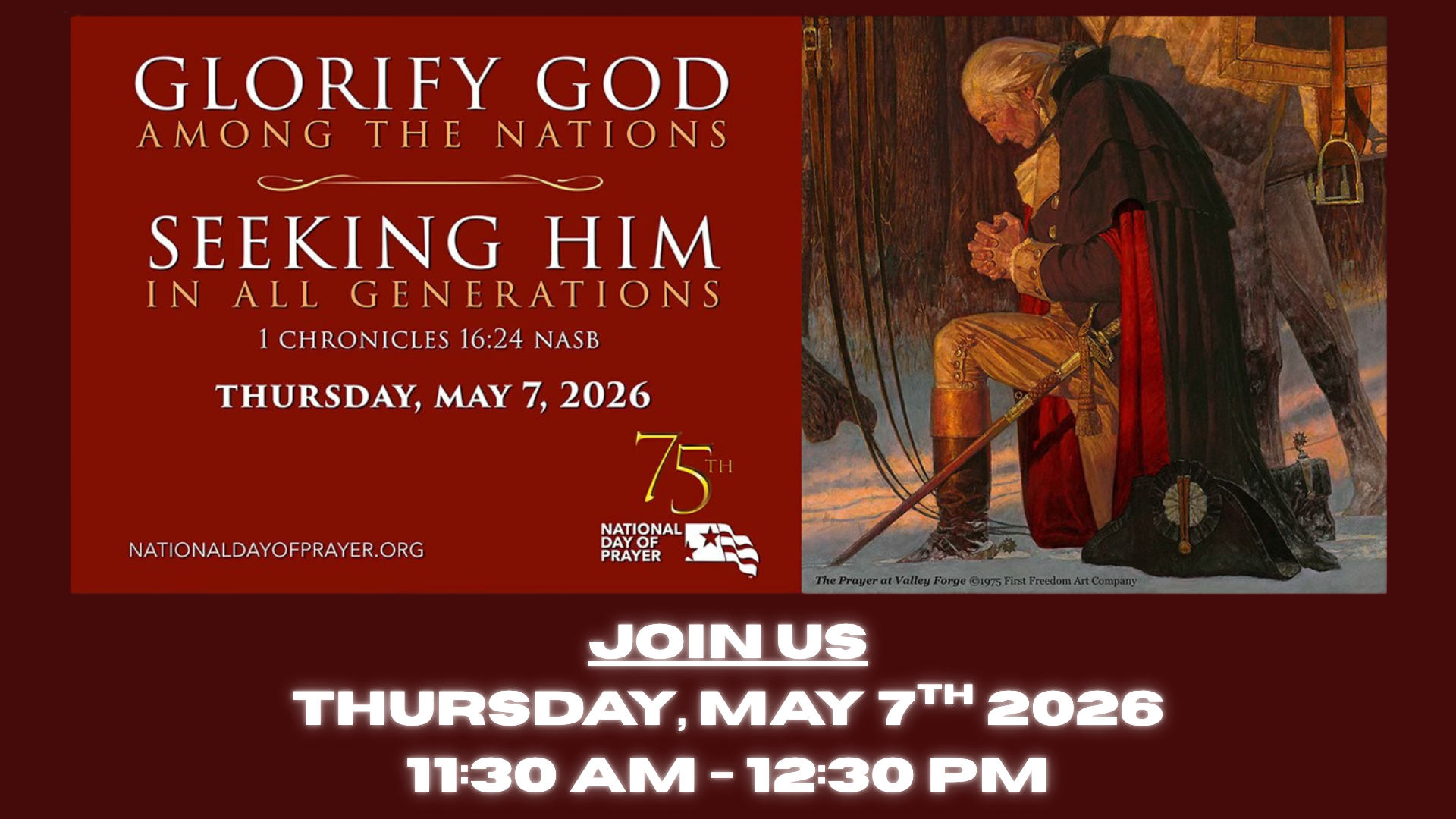 National Day of Prayer Gathering