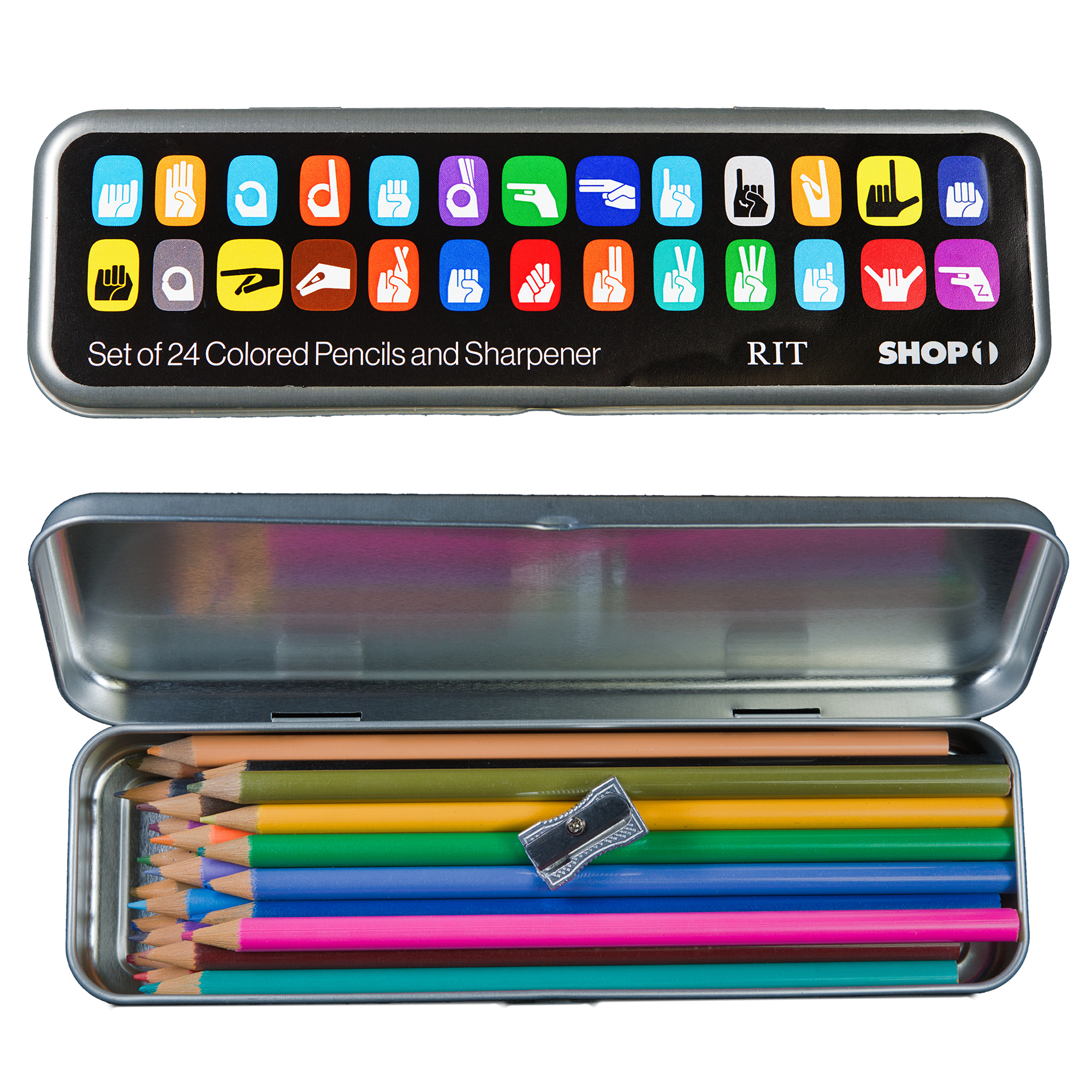 Colored Pencil Set w Sharpener