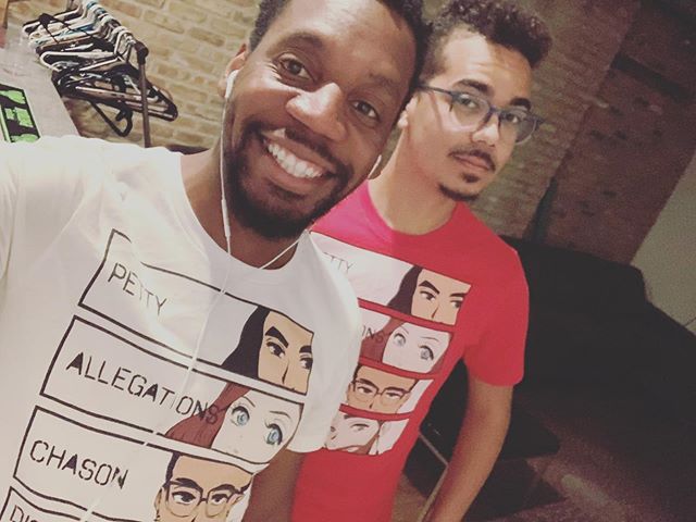 Trying to clean out my merch tonight! Come get a tee designed by @beevuu tonight @bourbonondivision !!! 2 for $10.00 doors open at 10pm!!!