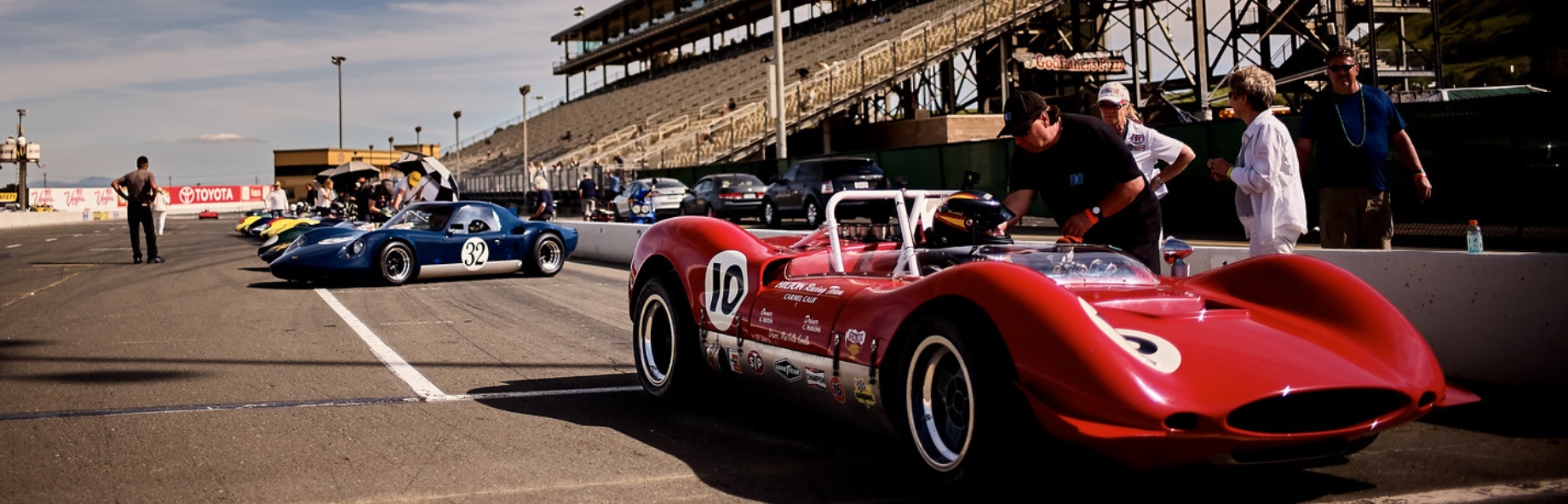 24 USRRC Tribute cars lined up to kick off a new series