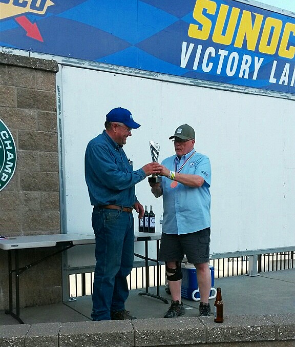 Dennis Losher, wins best car, for his incredible restoration