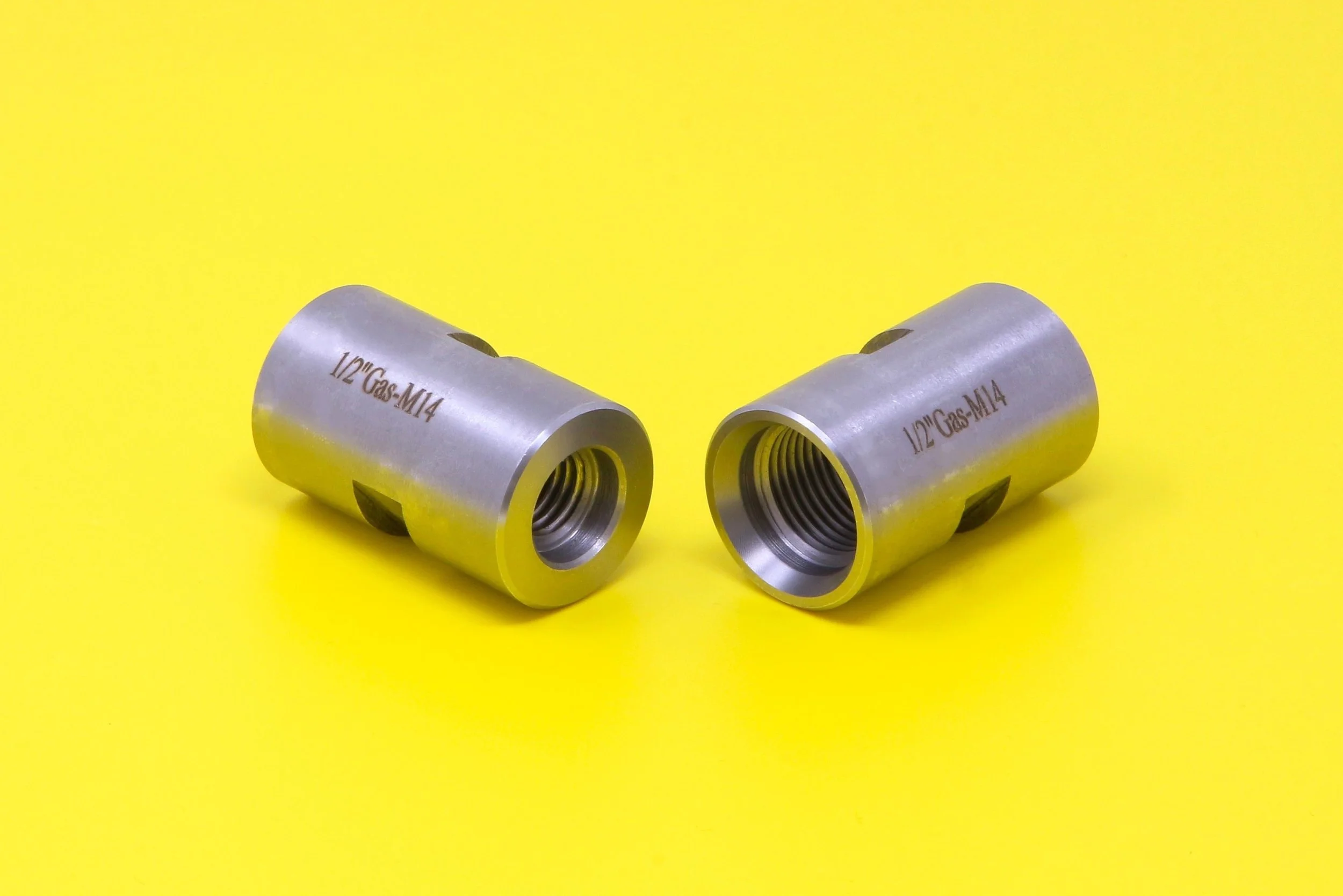 1/2" Gas female to M14 female adaptor