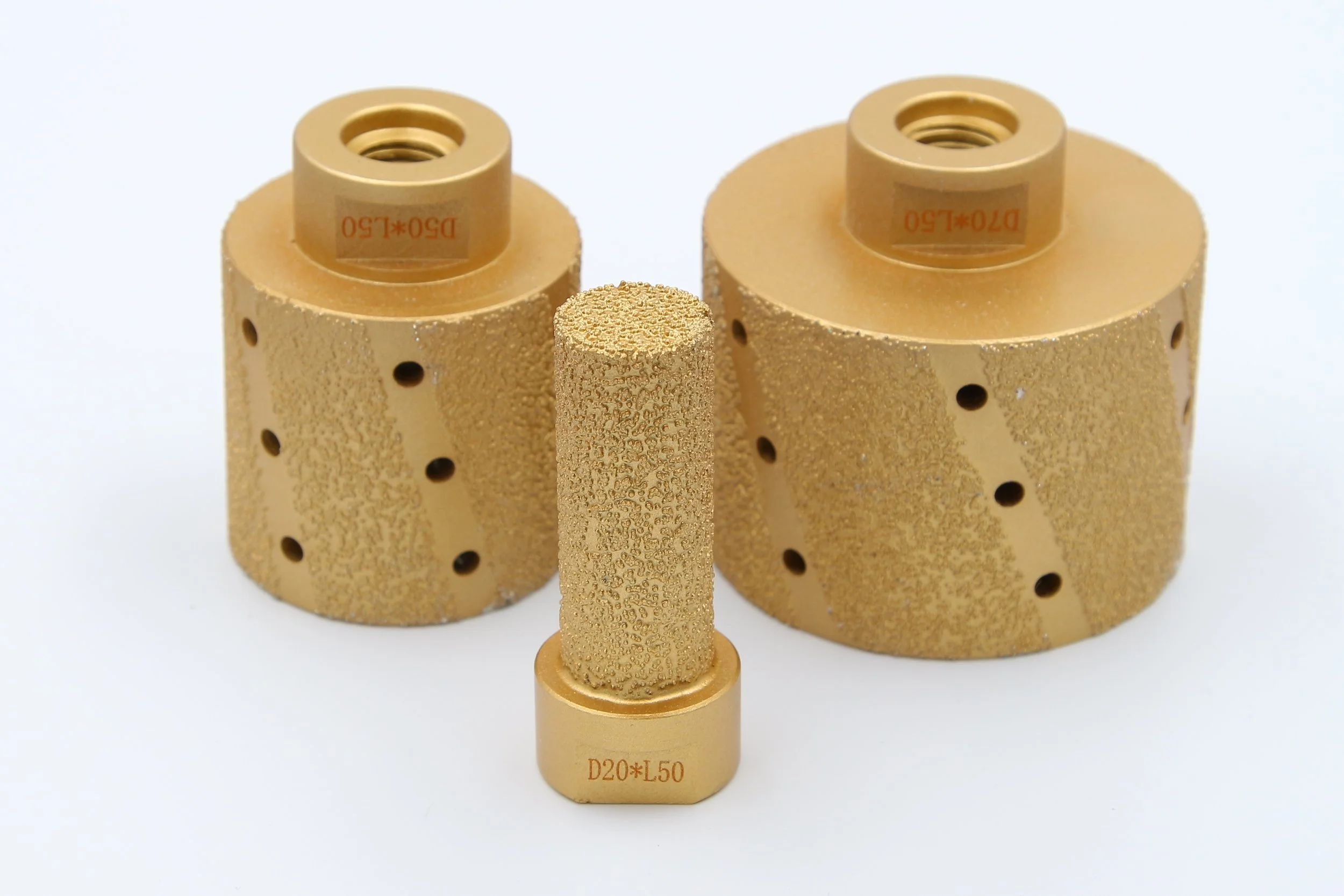 Vacuum brazed diamond grinding Drum M14 — Elite Stone Tools