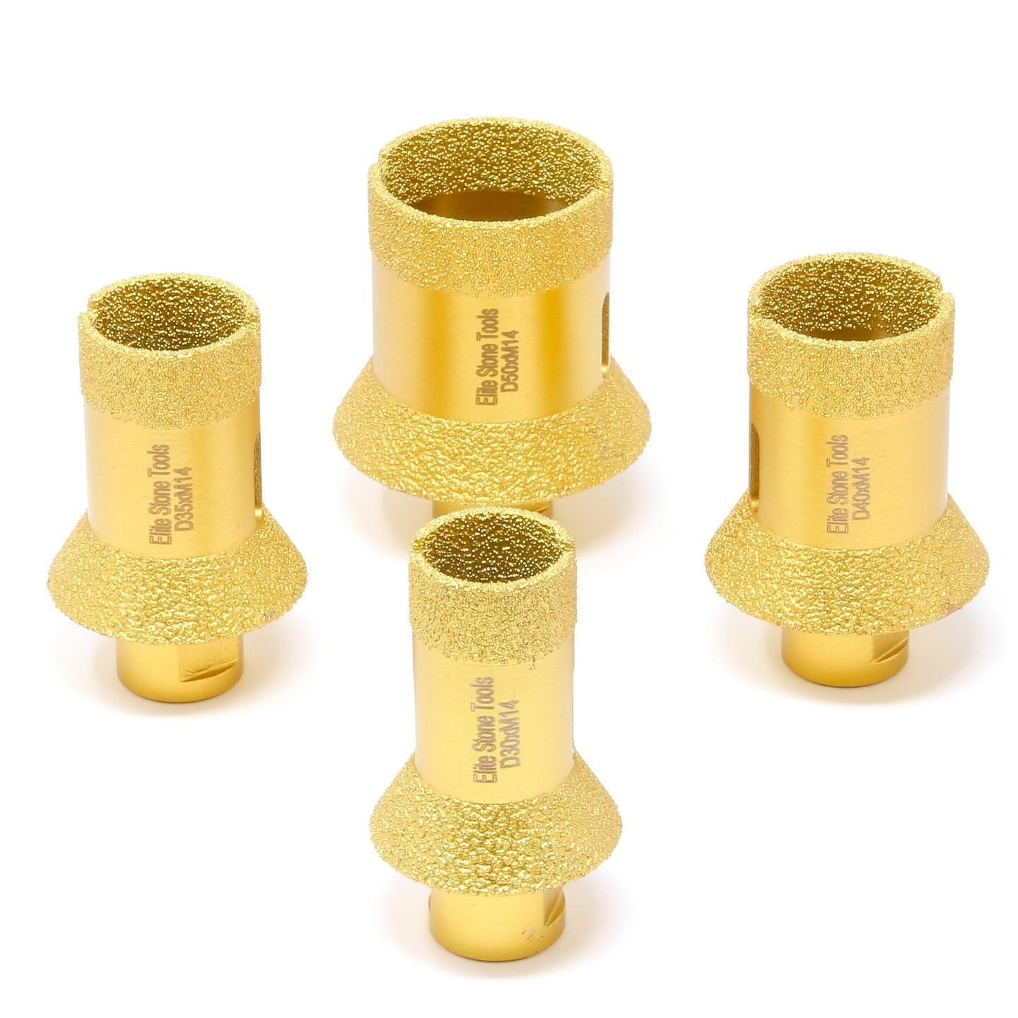 We are now stocking vacuum brazed core bits with m14 fittings with either a 60 degree chamfer or an extra 20mm diameter ring. These are available in 20mm - 50mm in 5mm increments. 

#newpatio #masonary #indiansandstone #gardenservices #hardlandscapin