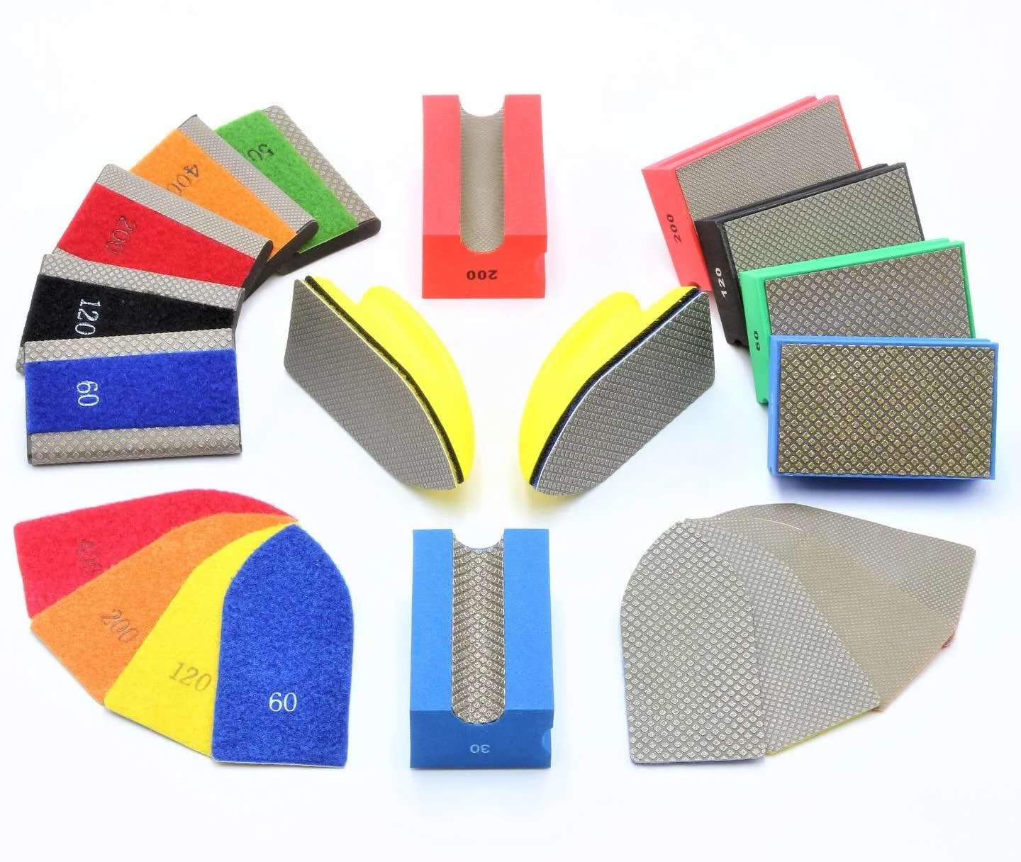 Diamond hand polishing pads, we stock a large range, come and visit our site to see the full range. #elitestonetools #diamondtools #polishing #worktop #marblevanity