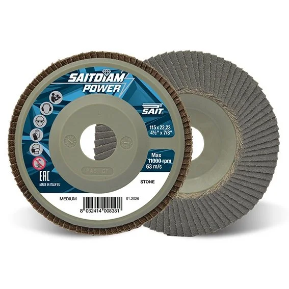 SAITDIAM POWER 115mm x 22.23mm Sait Diamond flap pad