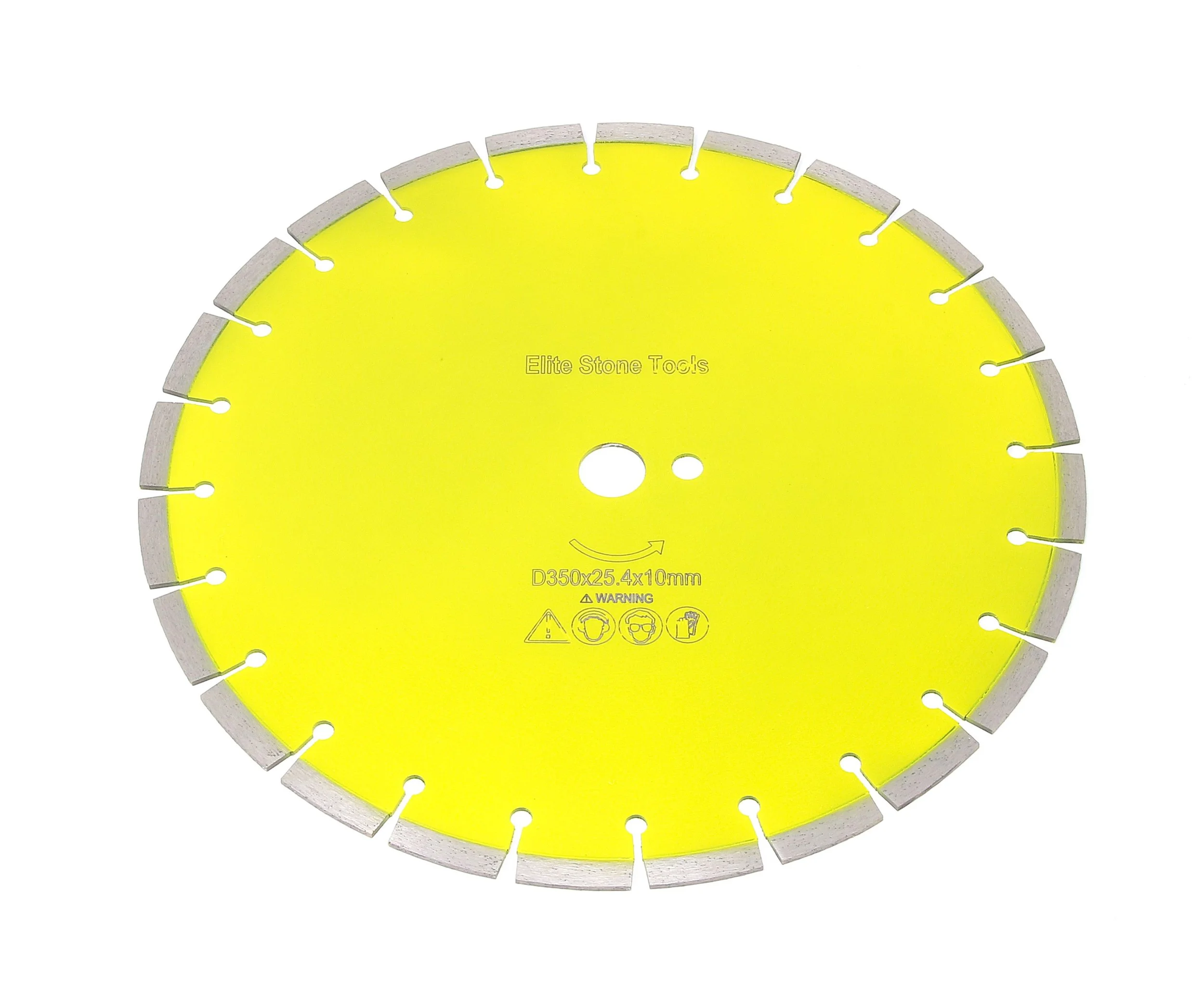 355mm x 25.4mm Laser welded diamond blade to fit IQ saw