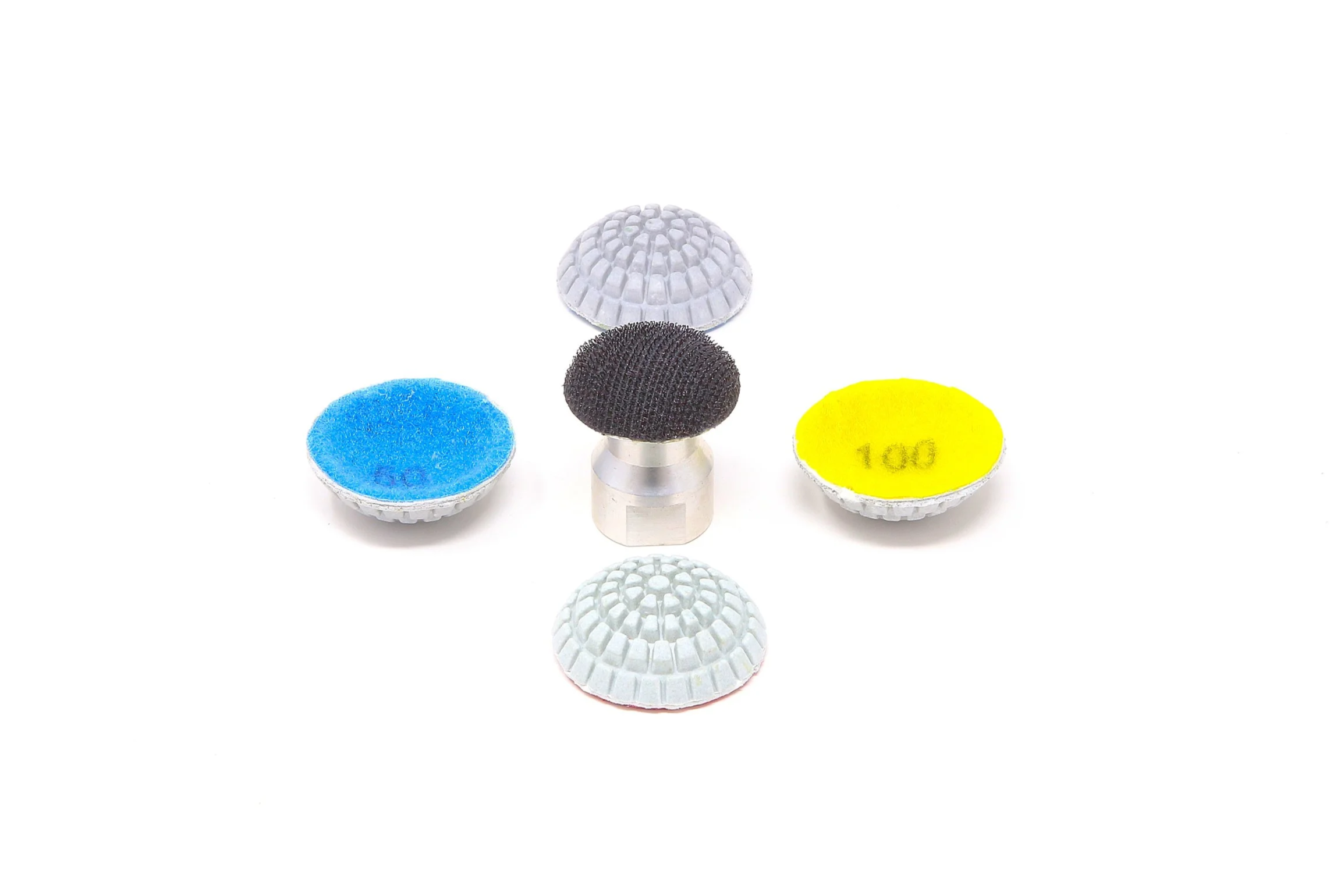 50mm curved wet polishing pads