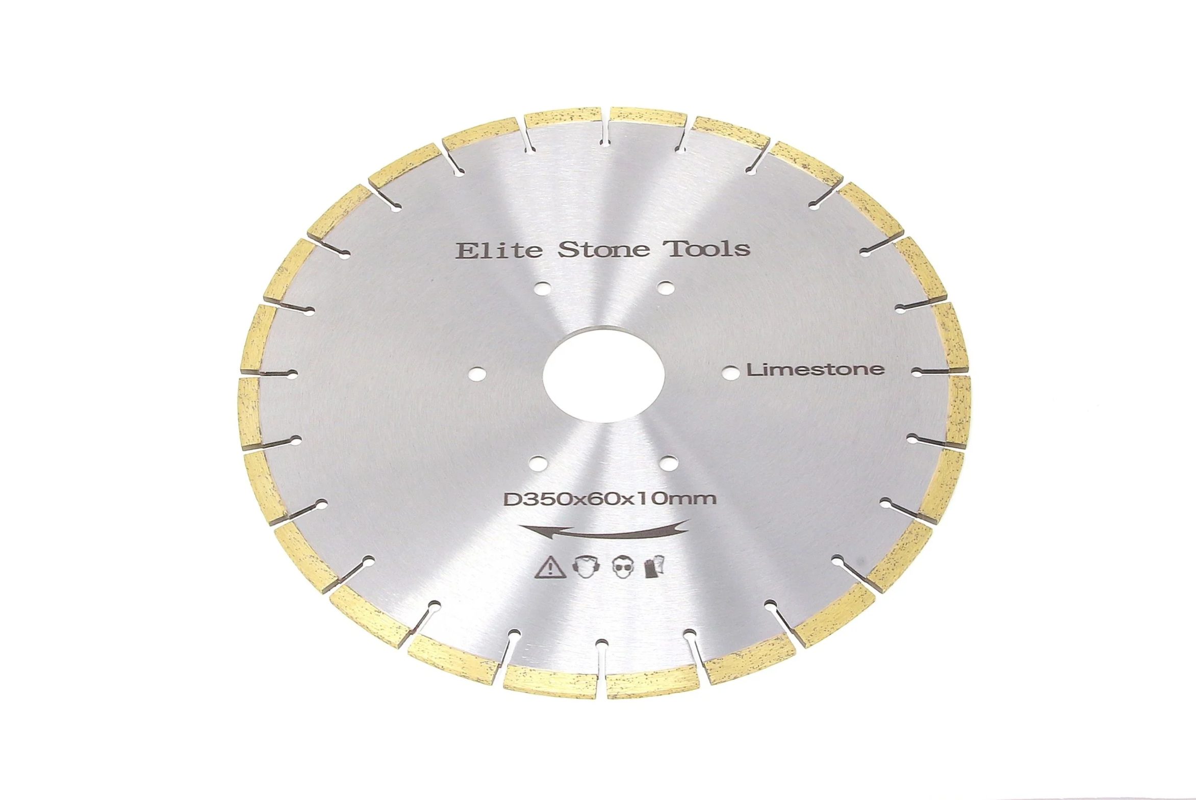 350mm & 500mm x 60mm with 6no. M8 Laser Welded diamond blade for horizontal cutting