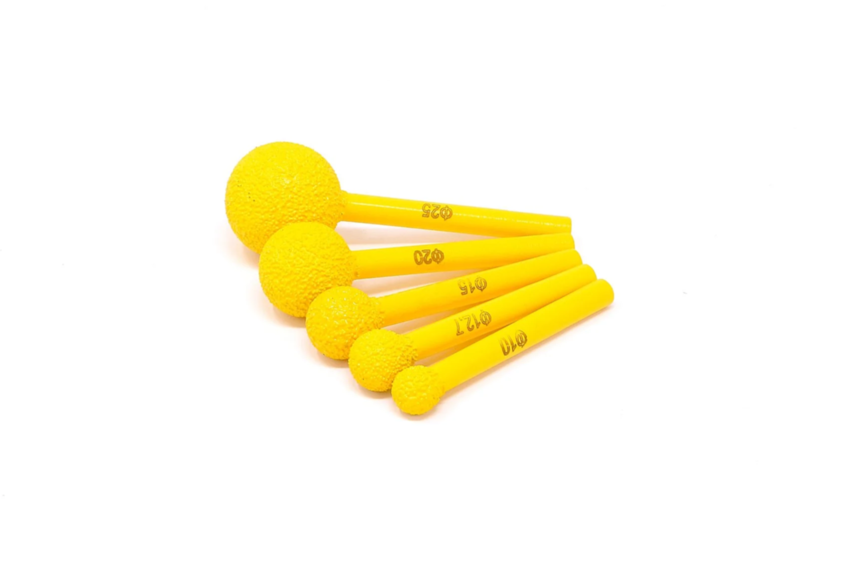 Vacuum Brazed Ball with 6mm shank 36 grit - Various Sizes