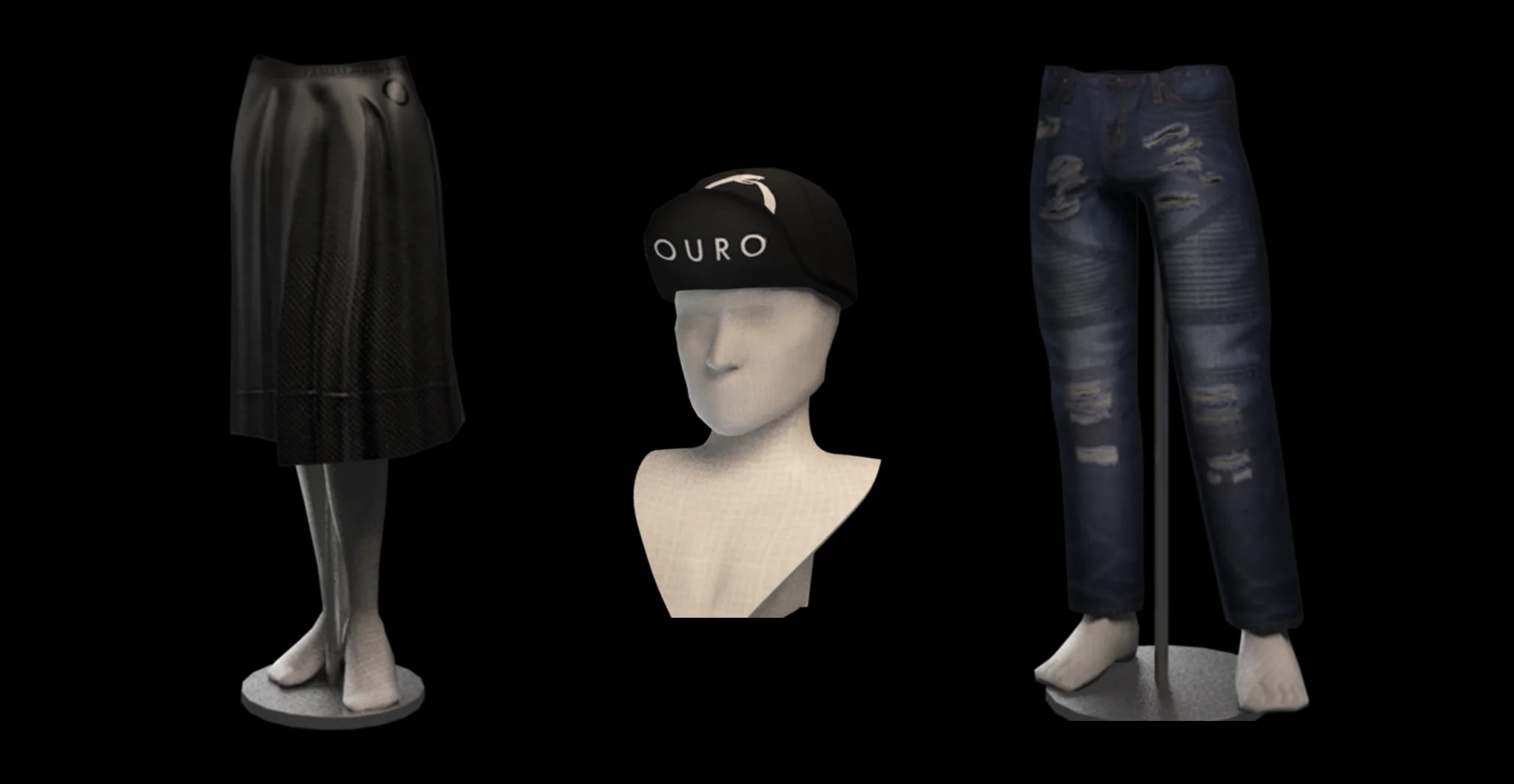  Selected in-game fashion style assets 