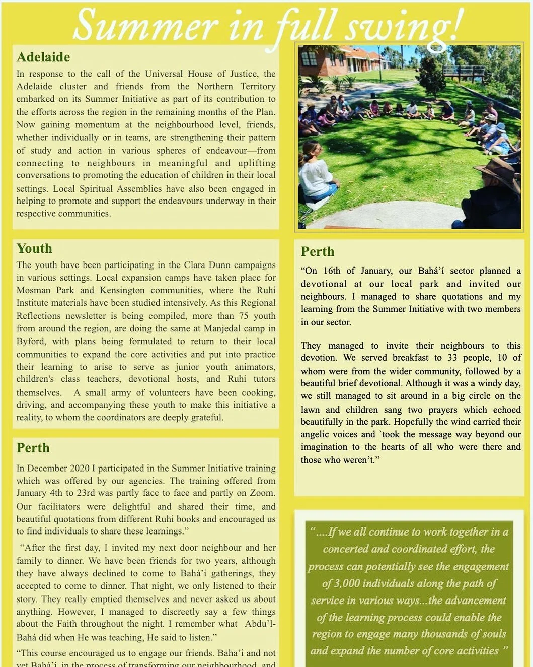 Have you received your one pager summer summary? 🙂☀️
Share /comment below on what you think?