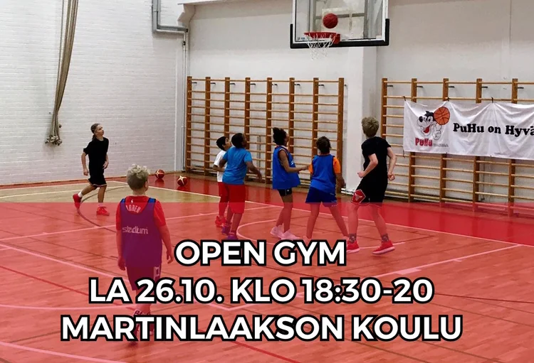 La 26.10. Open Gym klo 18:30-20:00
