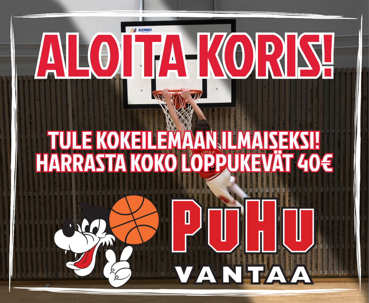 ALOITA KORIS - TERVETULOA KOKEILEMAAN ILMAISEKSI!