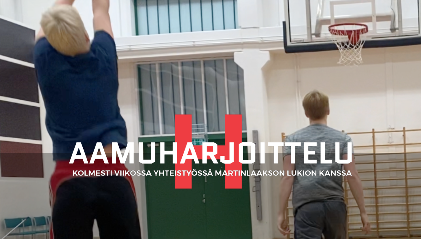 PUHUN VANHIMPIEN IKÄLUOKKIEN AAMUHARJOITTELU JÄRJESTETÄÄN YHTEISTYÖSSÄ MARTINLAAKSON KOULUN JA LUKION KANSSA