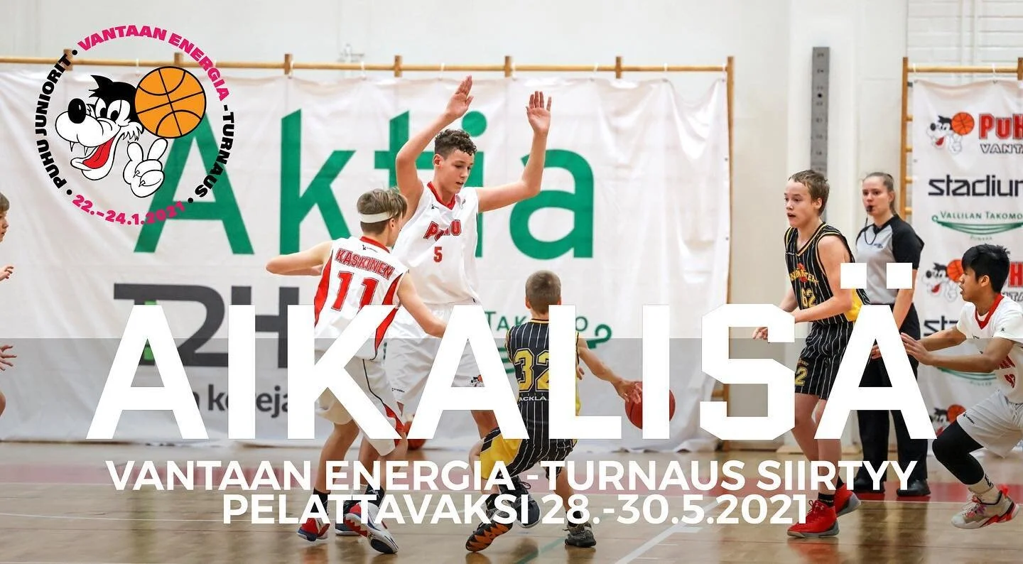 VANTAAN ENERGIA - TURNAUS SIIRTYY PELATTAVAKSI 28.-30.5.2021