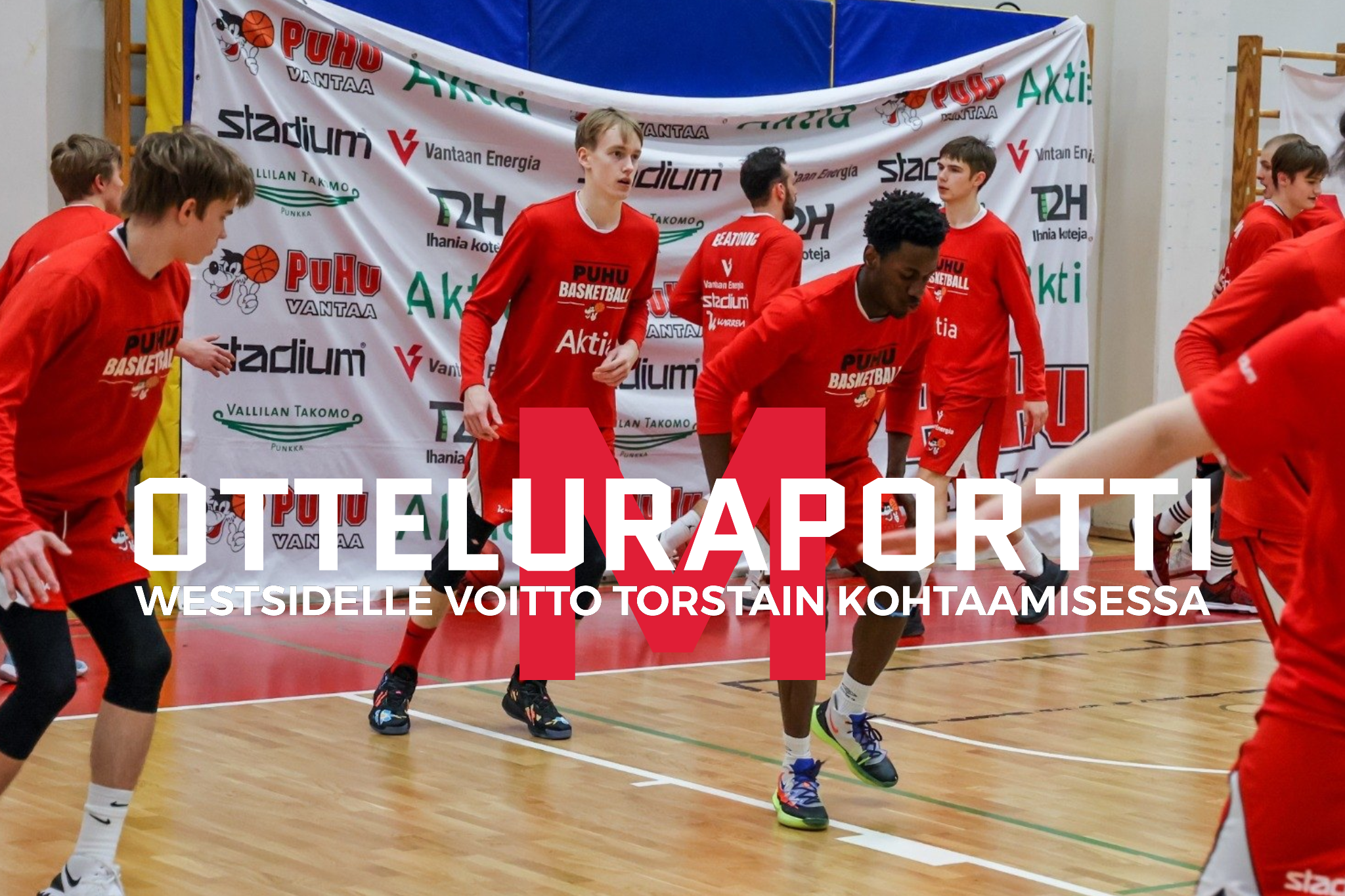 M1DB: PUHU JUNIORIT HARMITTAVAAN TAPPIOON WESTSIDEN VIERAANA