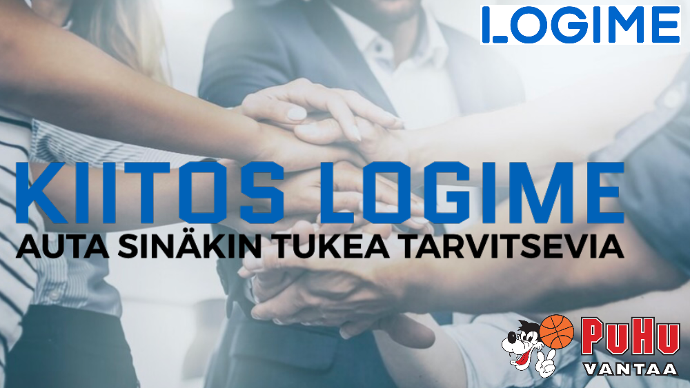 TULE MUKAAN AUTTAMAAN: LOGIME ON MUKANA TUKEMASSA VÄHÄVARAISTEN LASTEN JA NUORTEN URHEILUA