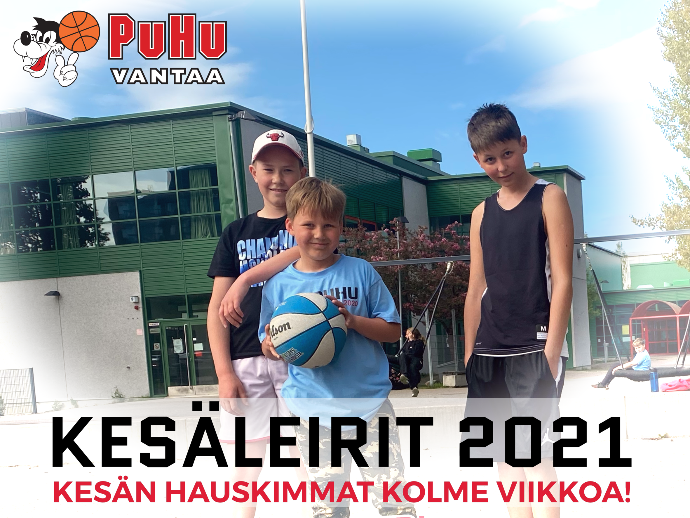 TERVETULOA VIETTÄMÄÄN KESÄN HAUSKIMMAT VIIKOT PUHUN KORISLEIREILLE!