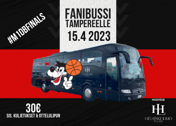 FANIBUSSI 2. FINAALIPELIIN, LA 15.4.2023