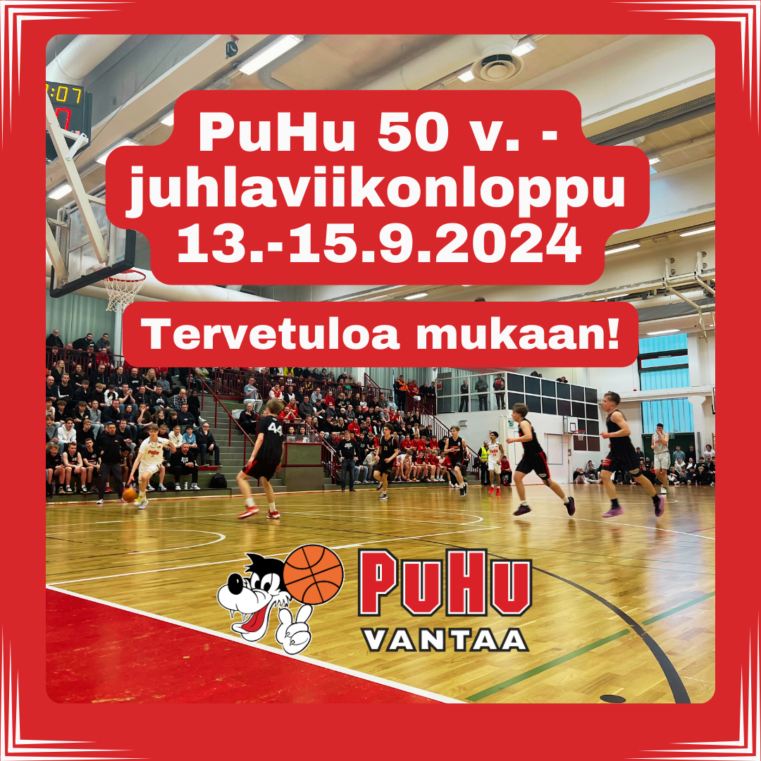 PuHu 50 vuotta -juhlaviikonlopun ohjelma