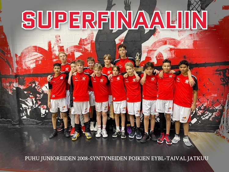 PUHUN POJAT 2008 VARMISTI PAIKAN EYBL-SARJAN SUPERFINAALISSA!