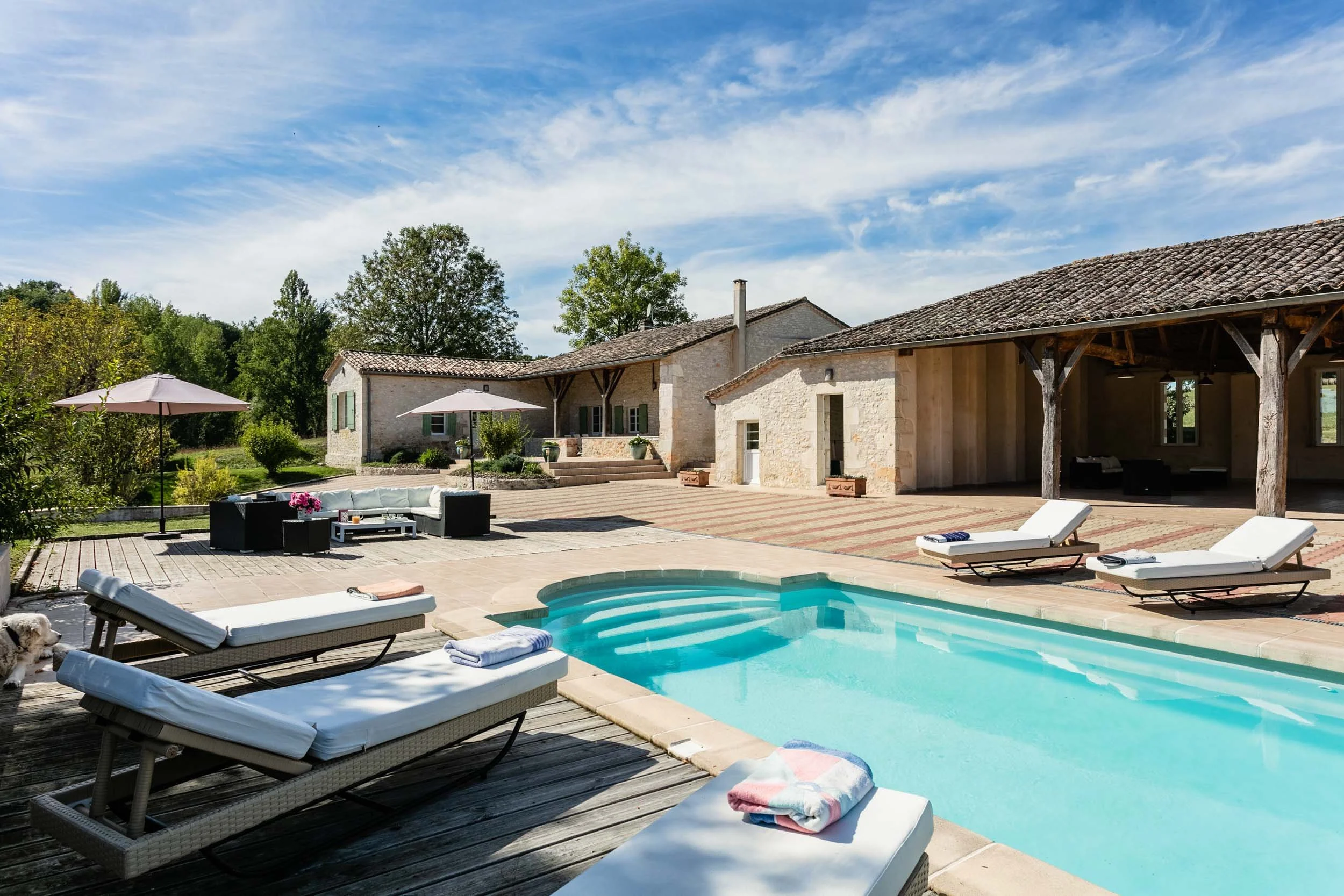 gite avec piscine