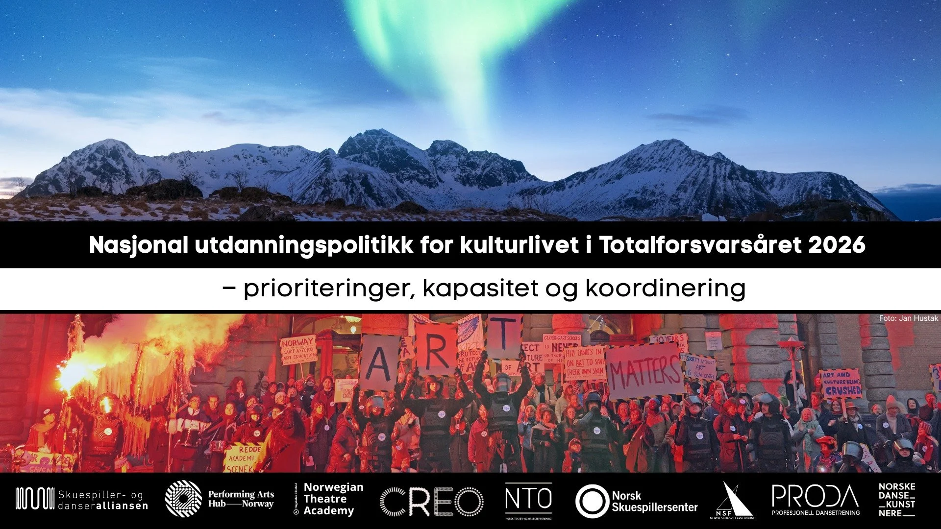 Nasjonal utdanningspolitikk for kulturlivet – velkommen til seminar!