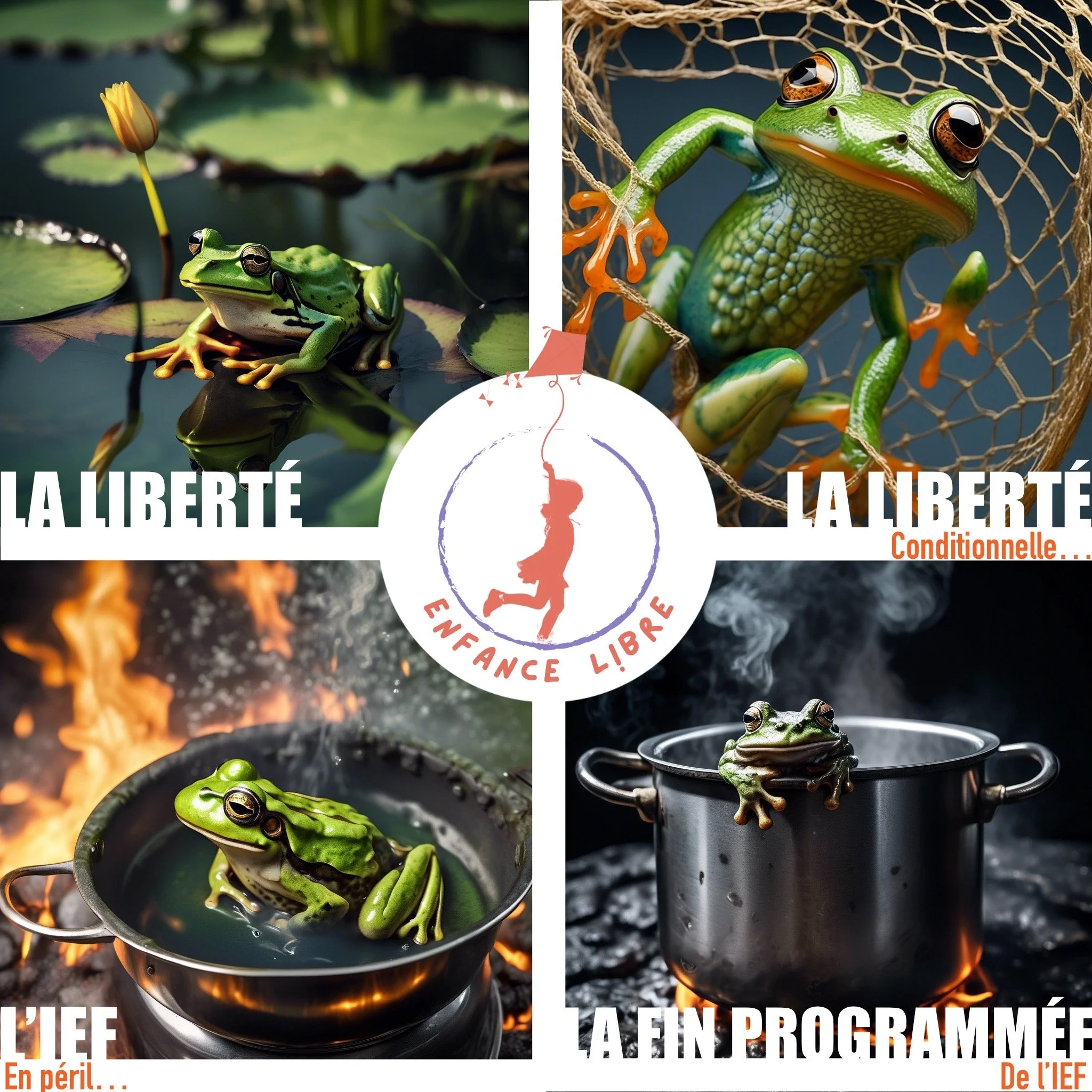 C’est l’histoire d’une 🐸 qui se répète sans cesse pour se rassurer : jusqu’ici tout va bien 🙈