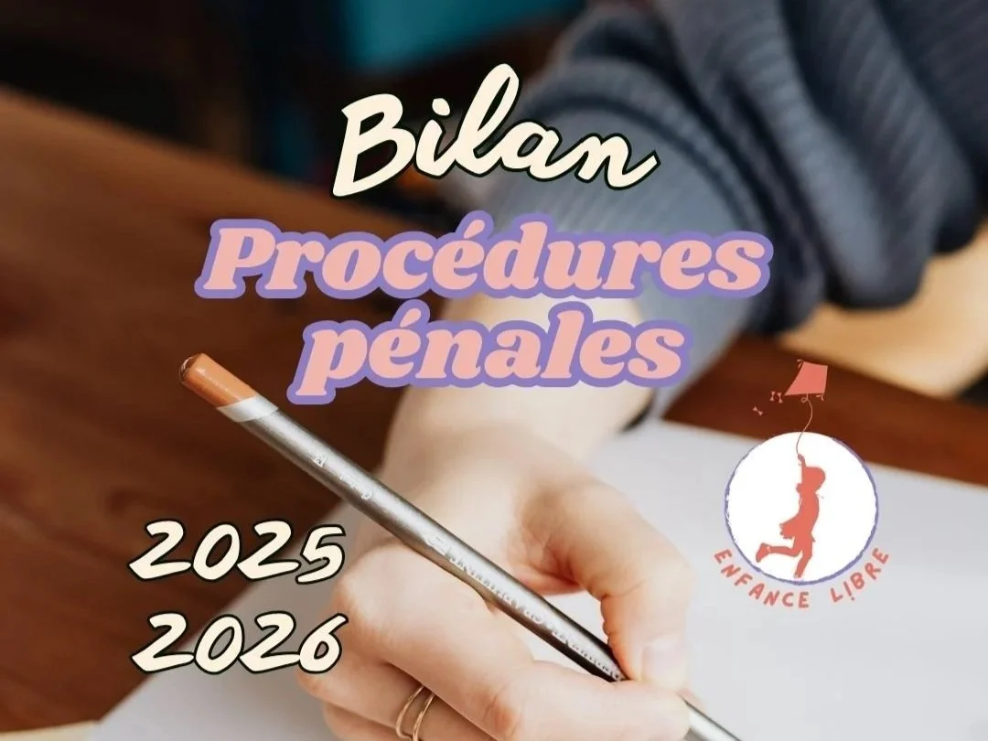 Bilan des procédures pénales 2025-2026