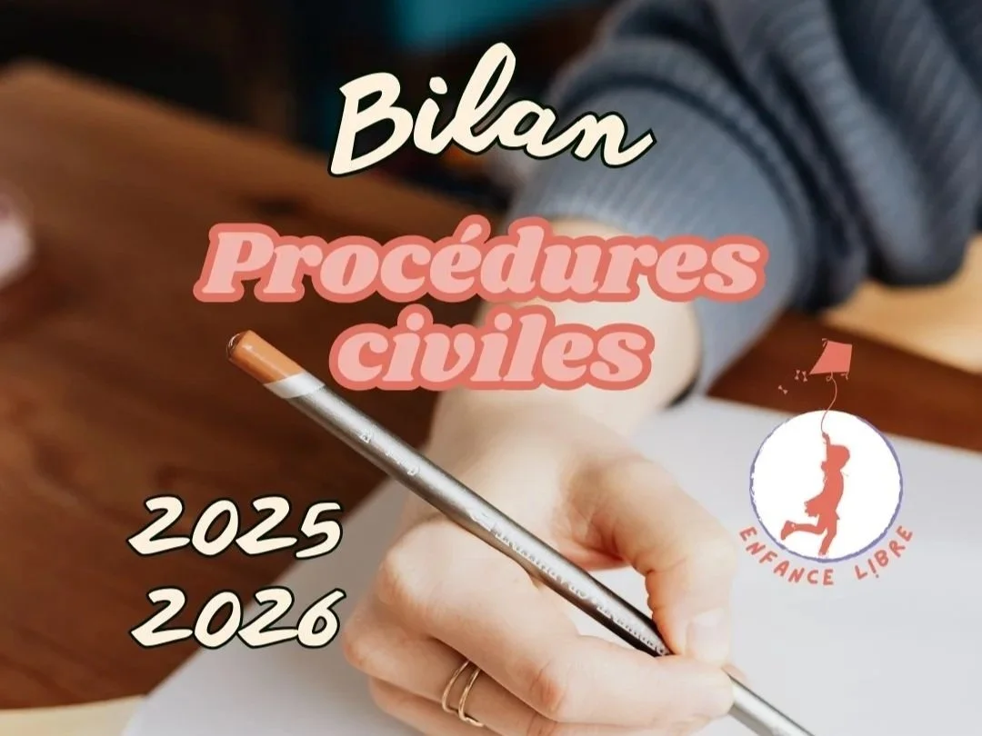 Bilan des procédures civiles 2025-2026