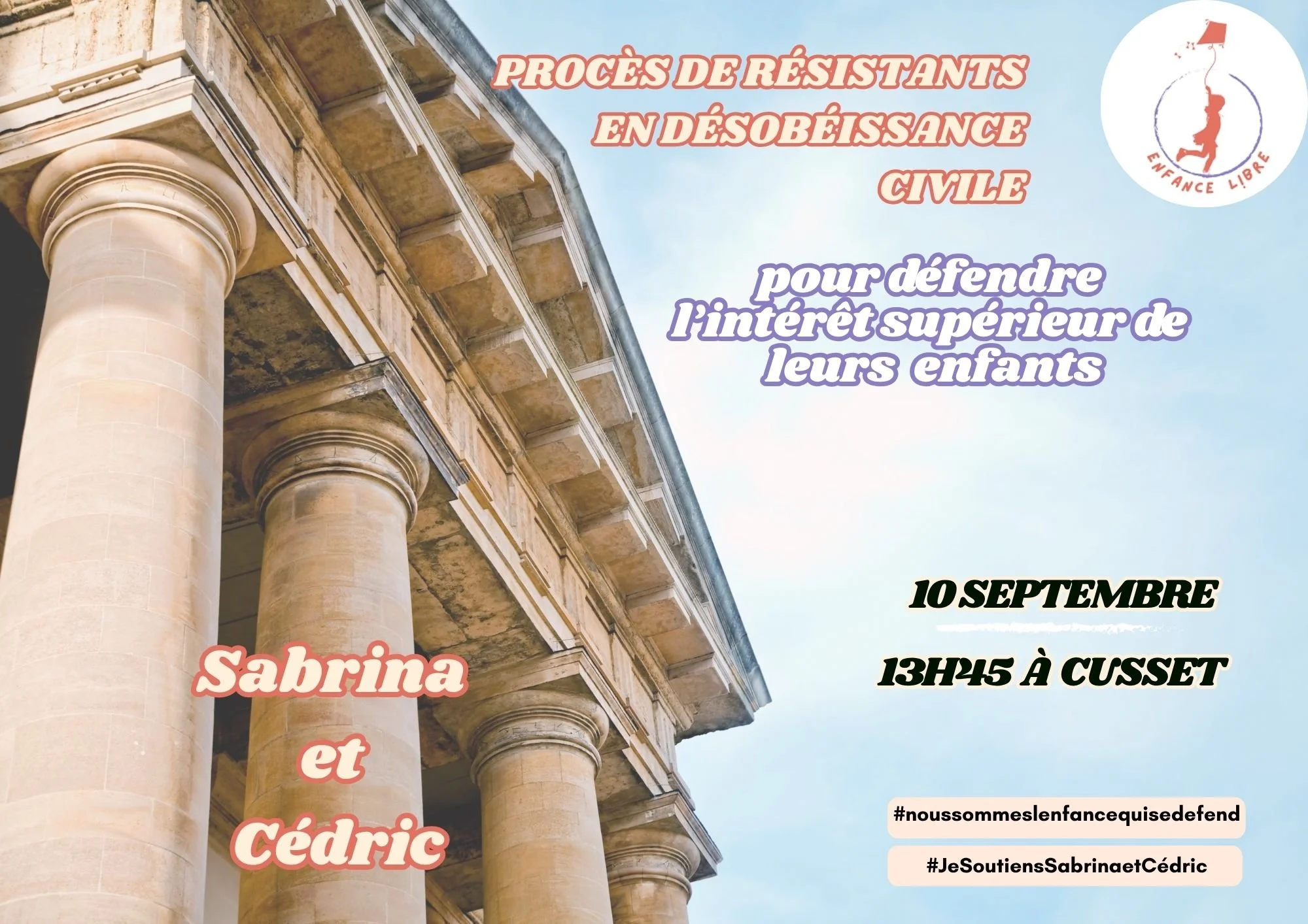 Campagne de soutien j-1 Sabrina et Cédric